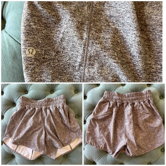 Lululemon Shorts 6 Heathered Gray - Picture 1 of 7